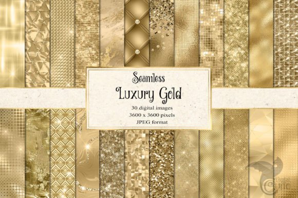 Download Luxury Gold Digital Paper - Old Collection