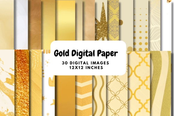 Download Gold Digital Paper - Old Collection