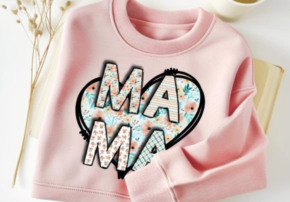 Download Mama Floral PNG Heart Tshirt Design - Floral png Collection