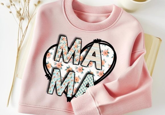 Download Mama Floral PNG Heart Tshirt Design - Floral png Collection