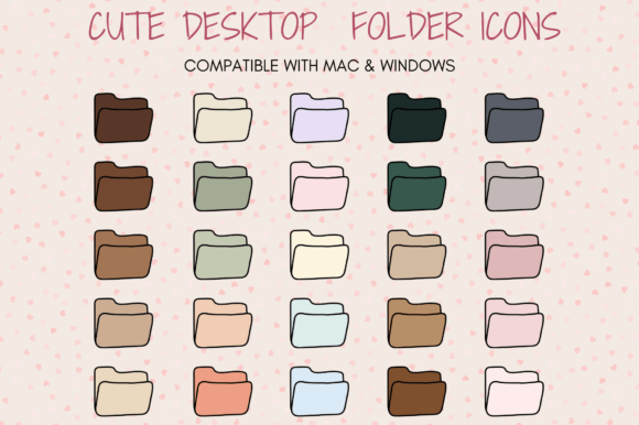 Download Cute Desktop Folder Icons - Old Collection