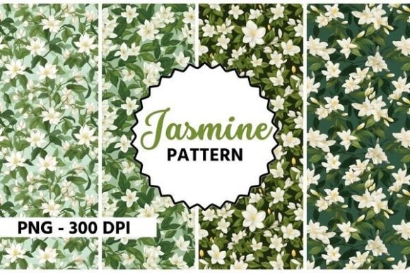 Download Jasmine Flower Watercolor Pattern - Watercolor pattern Collection