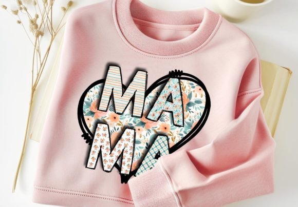 Download Mama Floral PNG Heart Tshirt Design - Floral png Collection