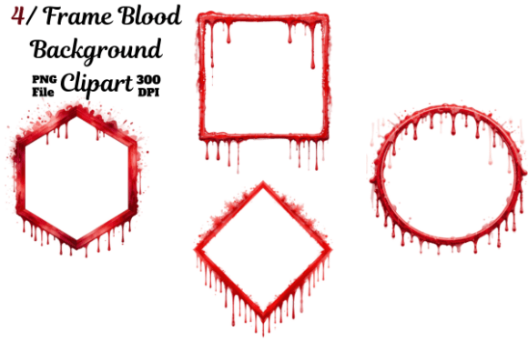 Download Frame Blood Background Clipart - Premium Resources