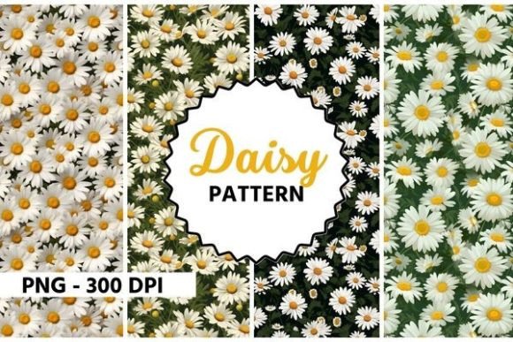 Download Daisy Flower Watercolor Pattern - Watercolor pattern Collection