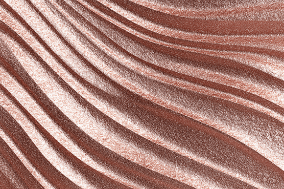 Download Rose Gold Metallic Wave Folds - Old Collection