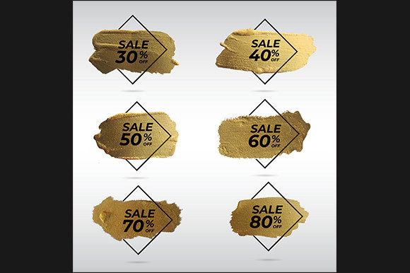 Download Gold Watercolor Brush with Sale Offer - Old Collection