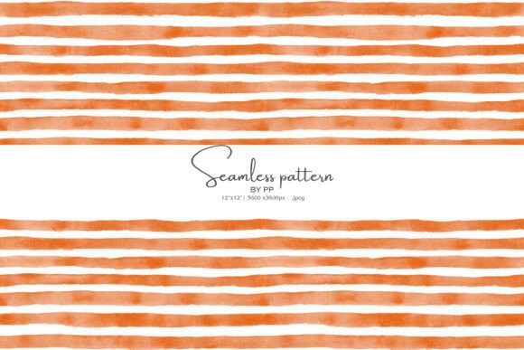 Download Orange Stripes Watercolor Pattern Jpeg - Premium Resources
