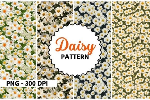 Download Daisy Flower Watercolor Pattern - Watercolor pattern Collection